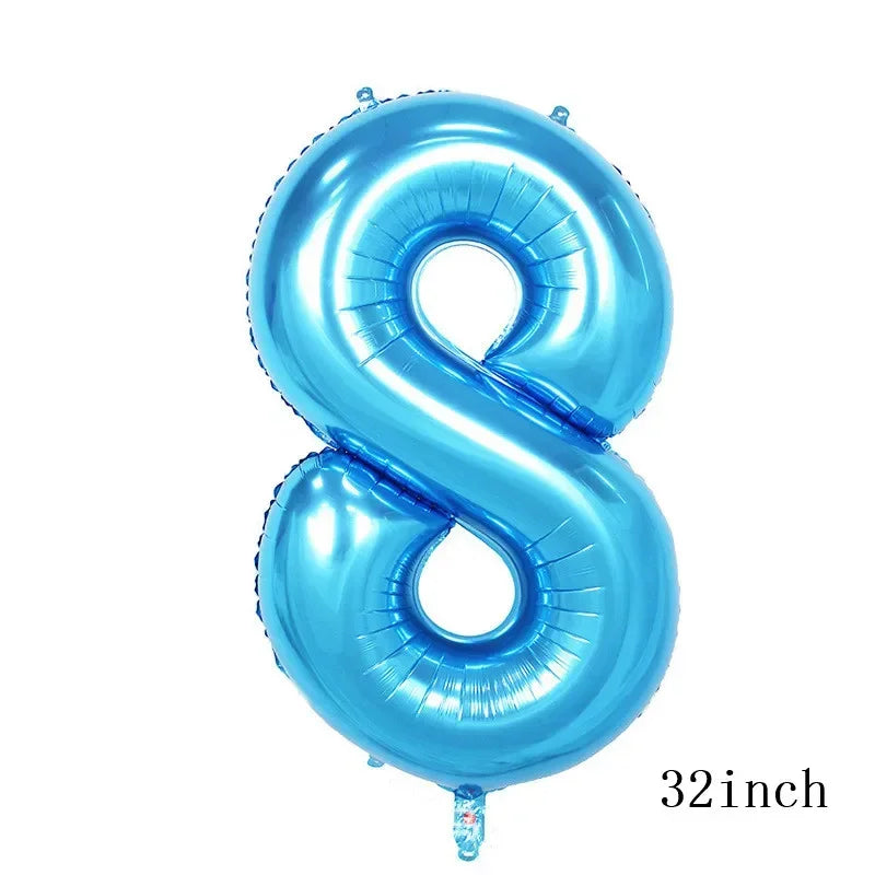 1set How Train Dragon Balloons No Teeth Toothlessing Green Eye Black Loong Party Decoration Happy Birthday Banner Cake Topper