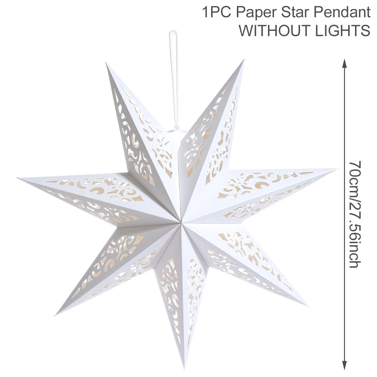 Hollow Star Hanging Pendants Ramadan Decorations 2025 for Home Ramadan Islamic Muslim Party Gifts Eid Mubarak Home Decorations