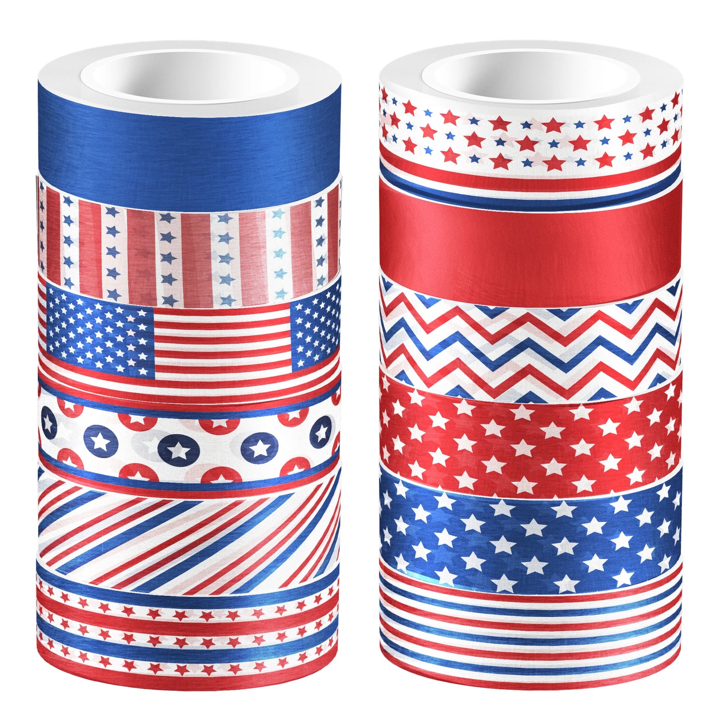 July 4th Day Independence Day Party Photobooth Props, Temporary Tattoo, Tablecover, Cake Stand, Washi Tape, Scrapbook Paper