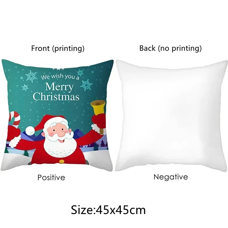 Easter Pattern Home Decor Pillow Cover Bedroom Living Room Sofa Decoration Polyester Cushion Cover with Zipper