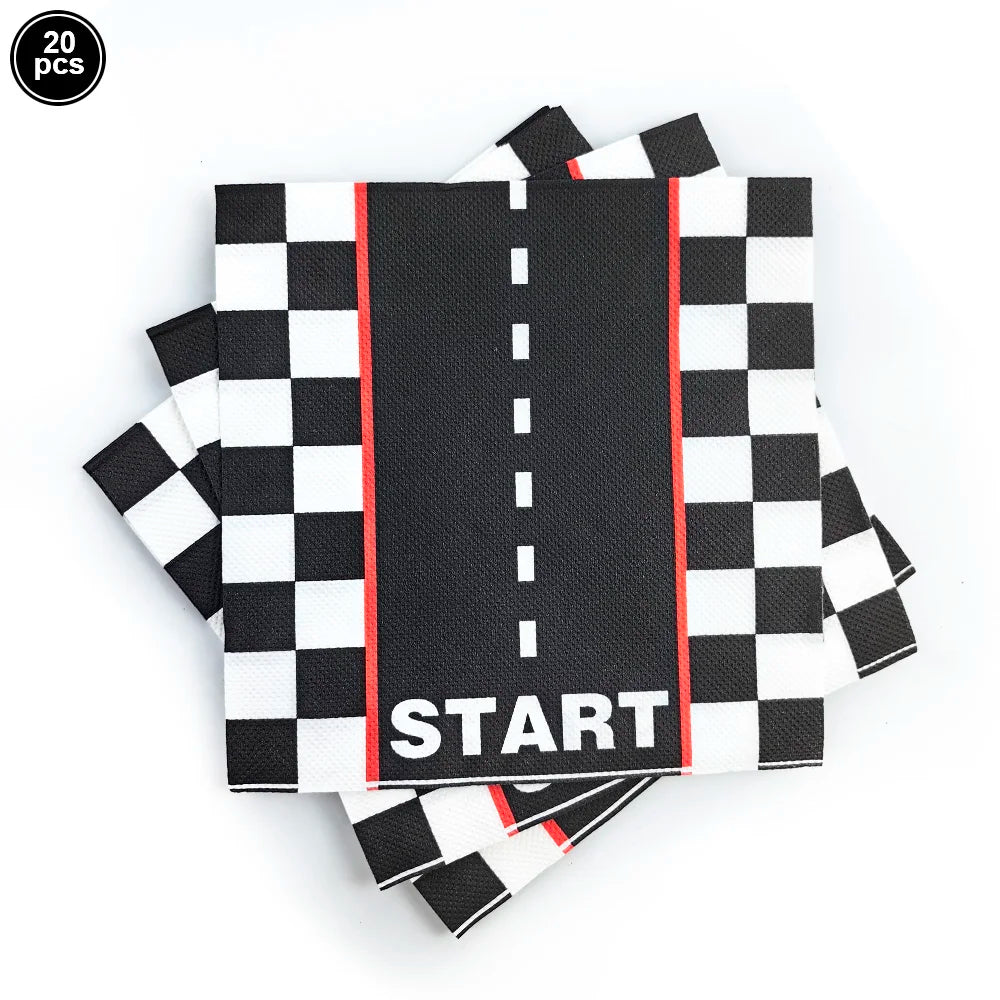 Tire Napkins Race Car Napkin Wheel Paper Napkin Car Party Decor Race Car Party Supplies for Birthday Baby Shower Birthday Party