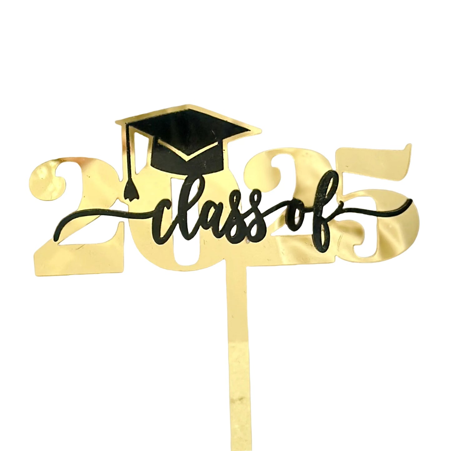 INS Class of 2025 Graduation Cake Topper Decor for Graduation Party DIY Cake Dessert Decorations Supplies