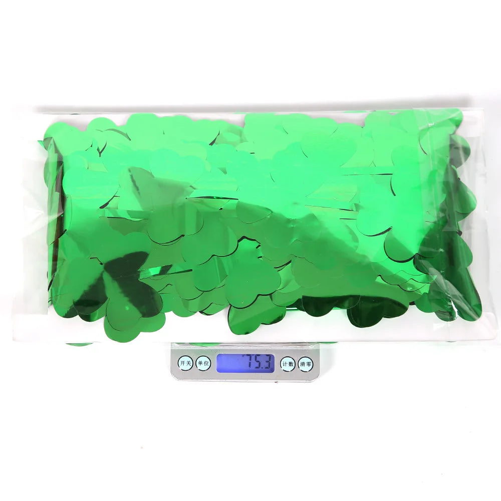 St Patrick Day Backdrop Curtain Green Clover Foil Fringe Curtain Metallic Fringe Curtain Party Decorations Supplies Favor Gifts