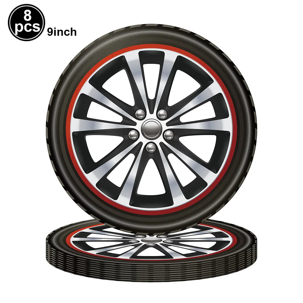 Tire Napkins Race Car Napkin Wheel Paper Napkin Car Party Decor Race Car Party Supplies for Birthday Baby Shower Birthday Party