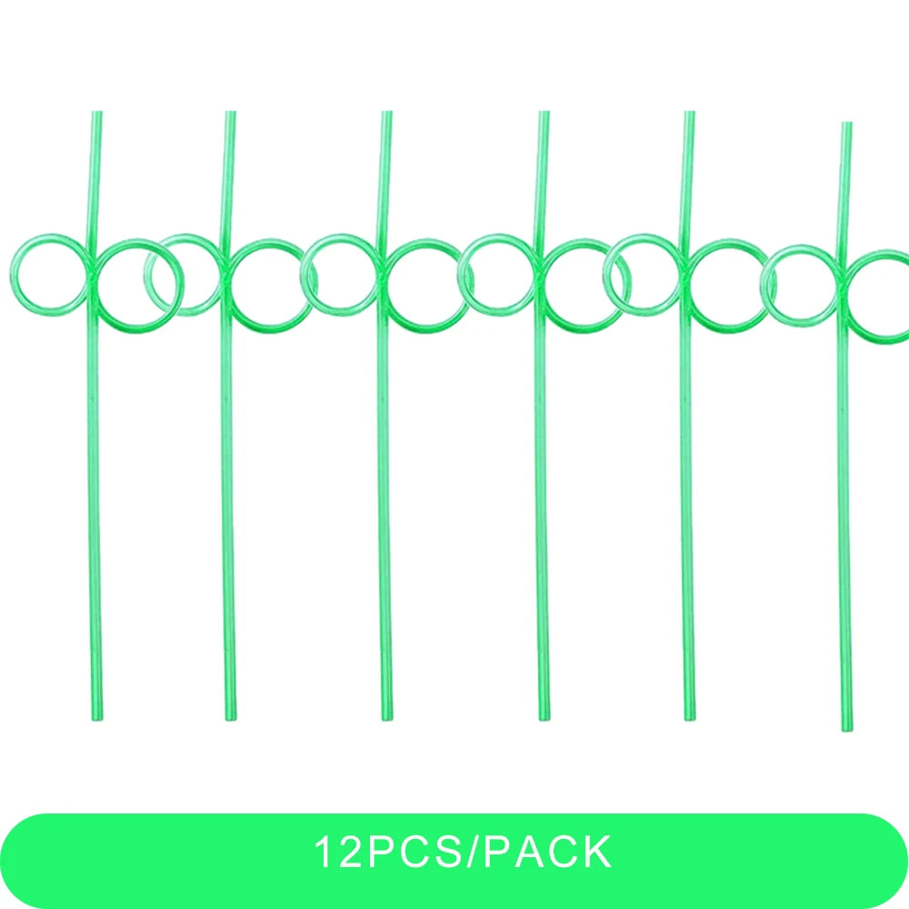 Crazy Unique Decoration Silly Plastic Drinking Straws Bluk 10 Styles for Daily Party Festiivty Clod Drink BPA free
