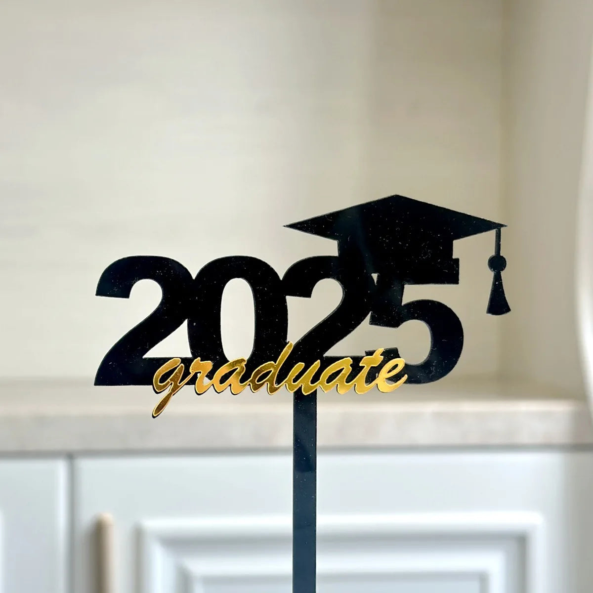 INS Class of 2025 Graduation Cake Topper Decor for Graduation Party DIY Cake Dessert Decorations Supplies