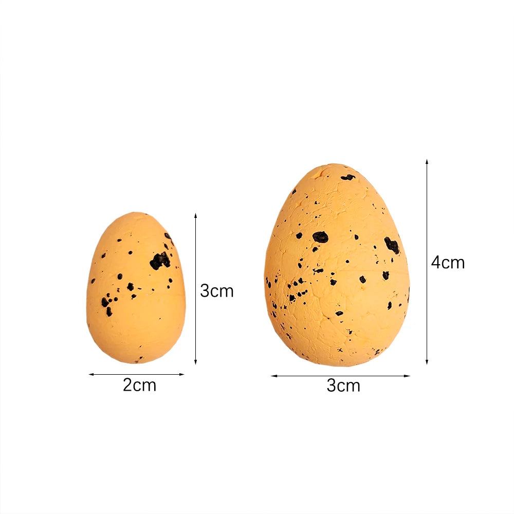 10-15Cm Easter Artificial Bird Nest Easter Eggs Natural Rattan Nest Eggs Storage Easter Decoration 2025 Kids Diy Craft Supplies