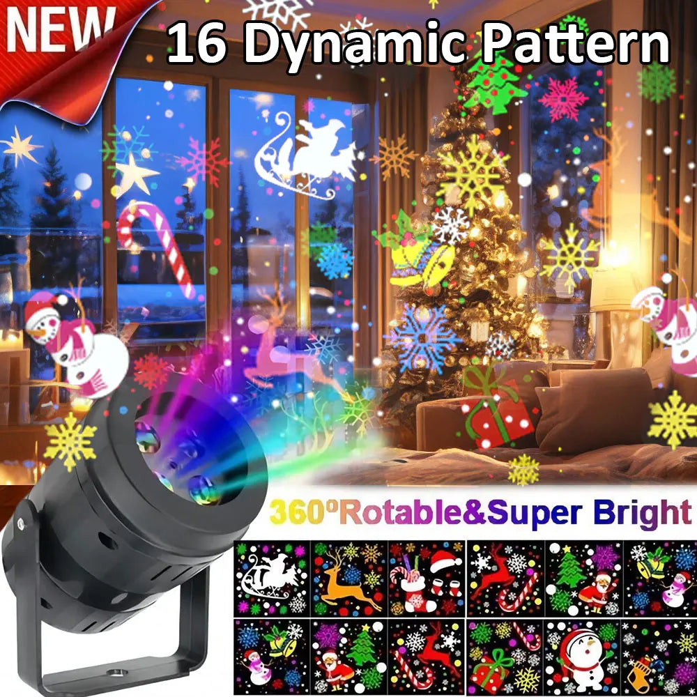 USB Power Halloween Decoration Projector Light Pumpkin Spider Bat Dynamic Pattens Projector Night Light for Bedroom Room Party