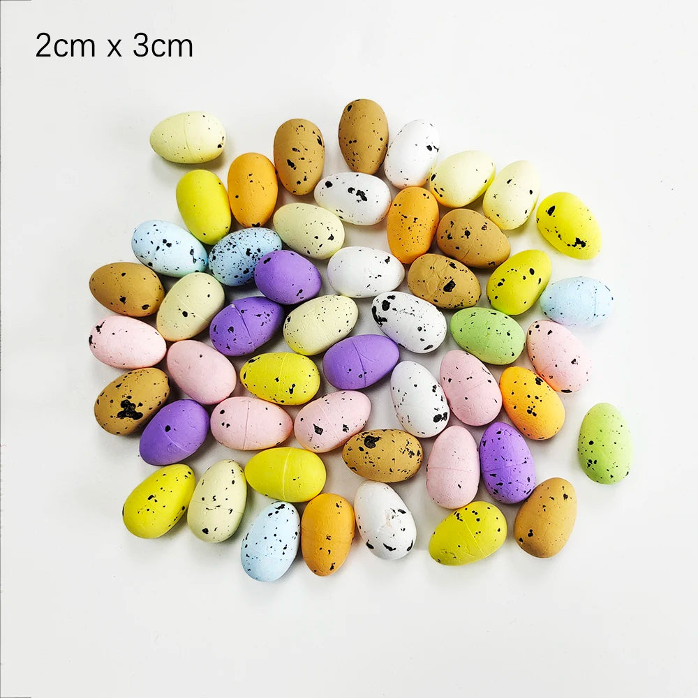 10-15Cm Easter Artificial Bird Nest Easter Eggs Natural Rattan Nest Eggs Storage Easter Decoration 2025 Kids Diy Craft Supplies