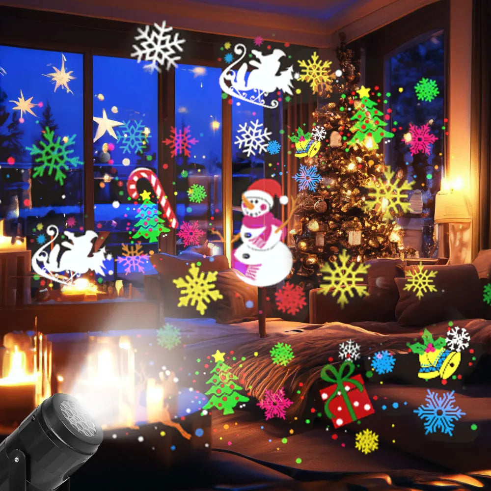 USB Power Halloween Decoration Projector Light Pumpkin Spider Bat Dynamic Pattens Projector Night Light for Bedroom Room Party