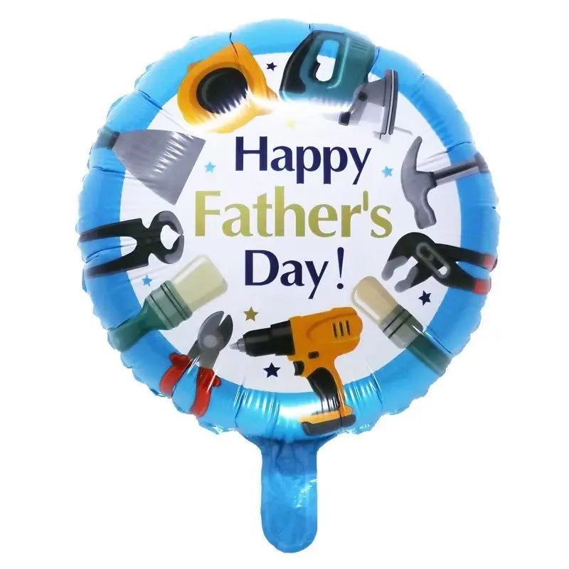 Spanish Super Dad Balloons Happy Father's Day Foil Helium Ball Father Mother Party Decoration Home Scene DIY Arrangement