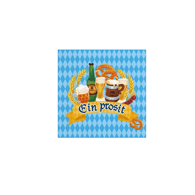 The Oktoberfest Theme Birthday Decorations Party Disposable Tableware Paper Napkins Cups Plates Tablecloths Straw