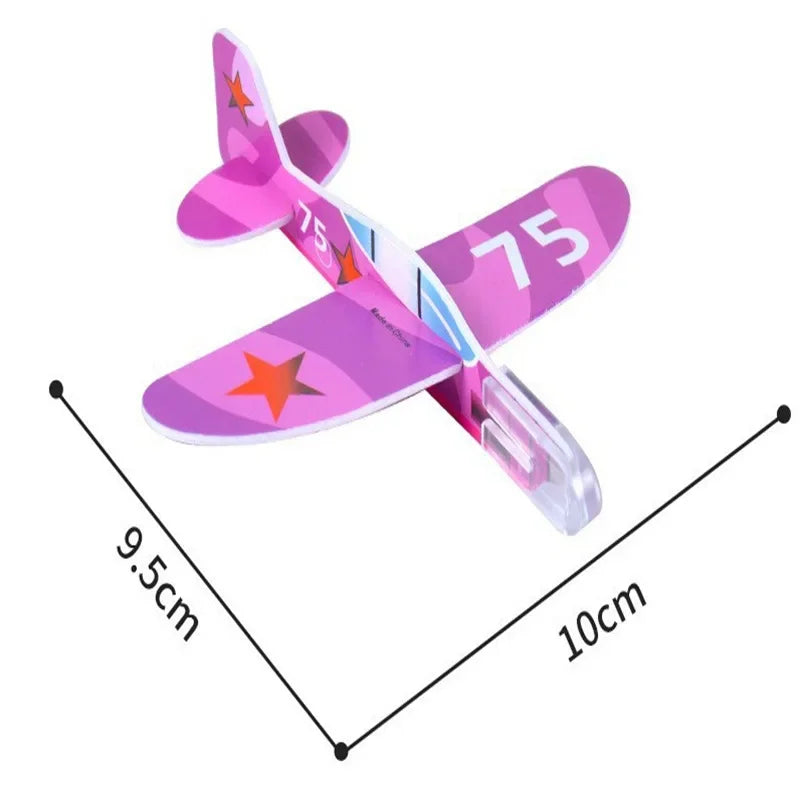 Airplane Party Decoration 12Inch Blue White Latex Balloons Big Plane Foil Cloud Balloon Set for Kids Boys Aviator Theme Birthday