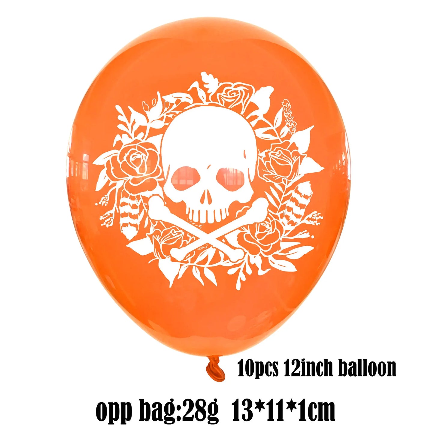 1set Day of The Dead Balloons Dia DE Los Muertos Party Decoration Skull Latex Balloons Mexican Festival Party Decor Supplies