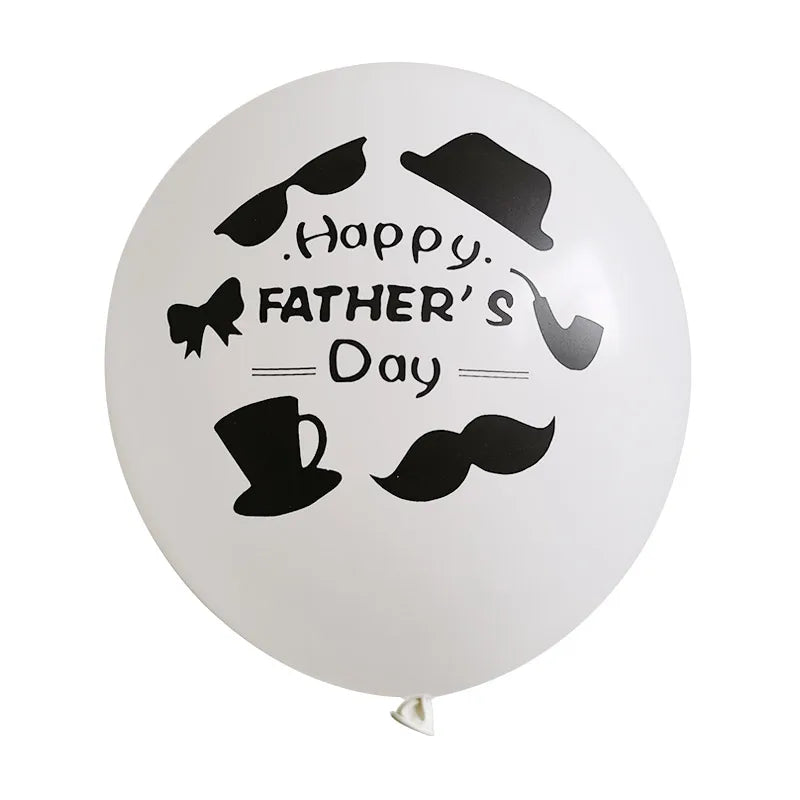 10pcs 12inch English Mother Father Foil Balloons Mother's Day Heart Shape Helium Love Globos Decor Mama Balloon Gifts Balaos