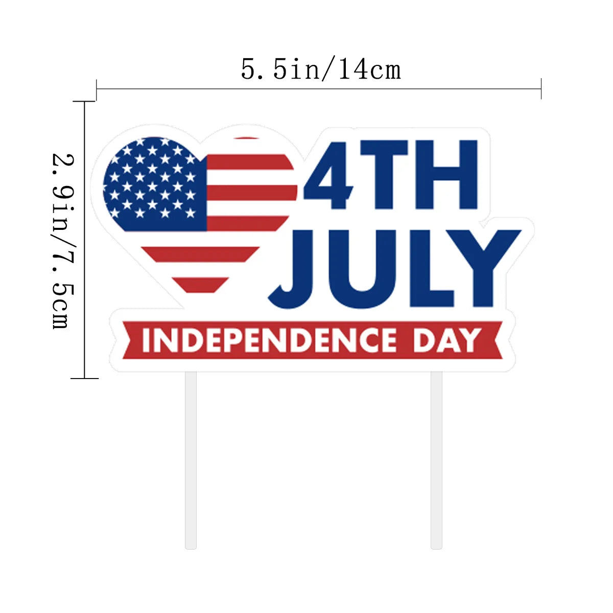 Independence Day Party Photo Props Spiral Pendant I Love USA Banner Balloon July 4th Day Christmas New Year Party Decoration