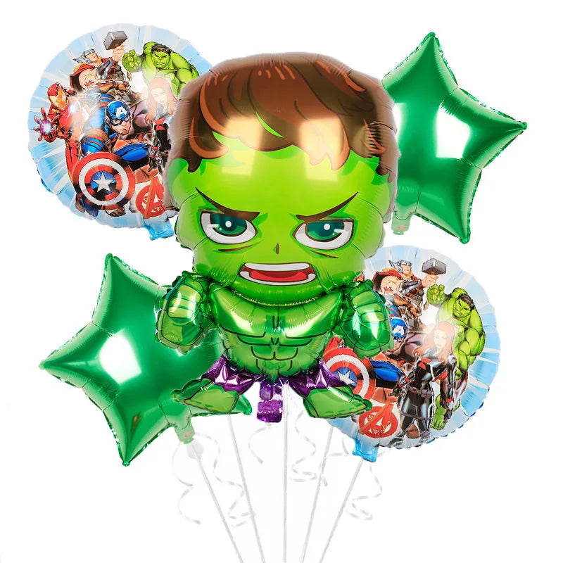 Avengers Superhero Birthday Party Decoration Balloon Cake Plate Paper Cup Box Gift Bag Background Banner 10 People Tableware Set