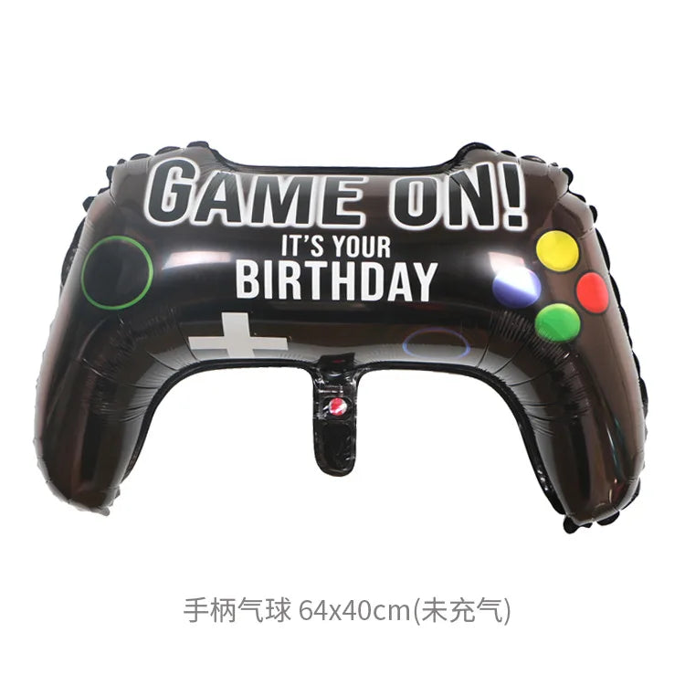Video Game Birthday Decoration Tableware Balloons for Boy Paper Plates Cups Napkins Banner Cake Topper Video Game Party Favors