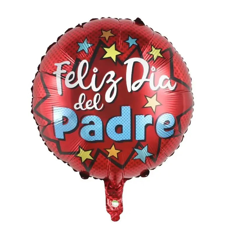 Spanish Super Dad Balloons Happy Father's Day Foil Helium Ball Father Mother Party Decoration Home Scene DIY Arrangement