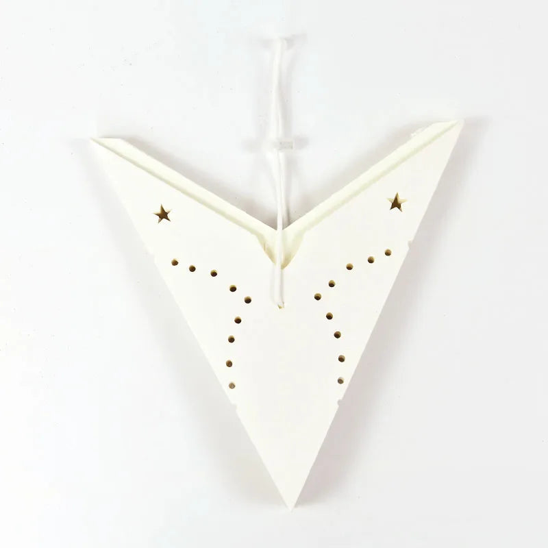 Hollow Star Hanging Pendant Eid Mubarak Ramadan Kareem Decoration Lantern 2024 Islamic Muslim Party Supplies Christmas Birthday