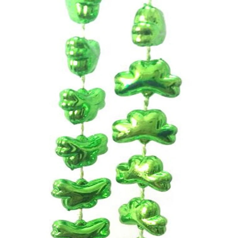 Patricks Day Necklace Irish Festival Accessories for Kids Women Man Decorations Dropship