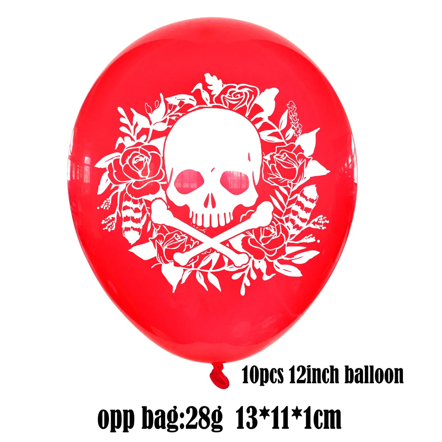 1set Day of The Dead Balloons Dia DE Los Muertos Party Decoration Skull Latex Balloons Mexican Festival Party Decor Supplies