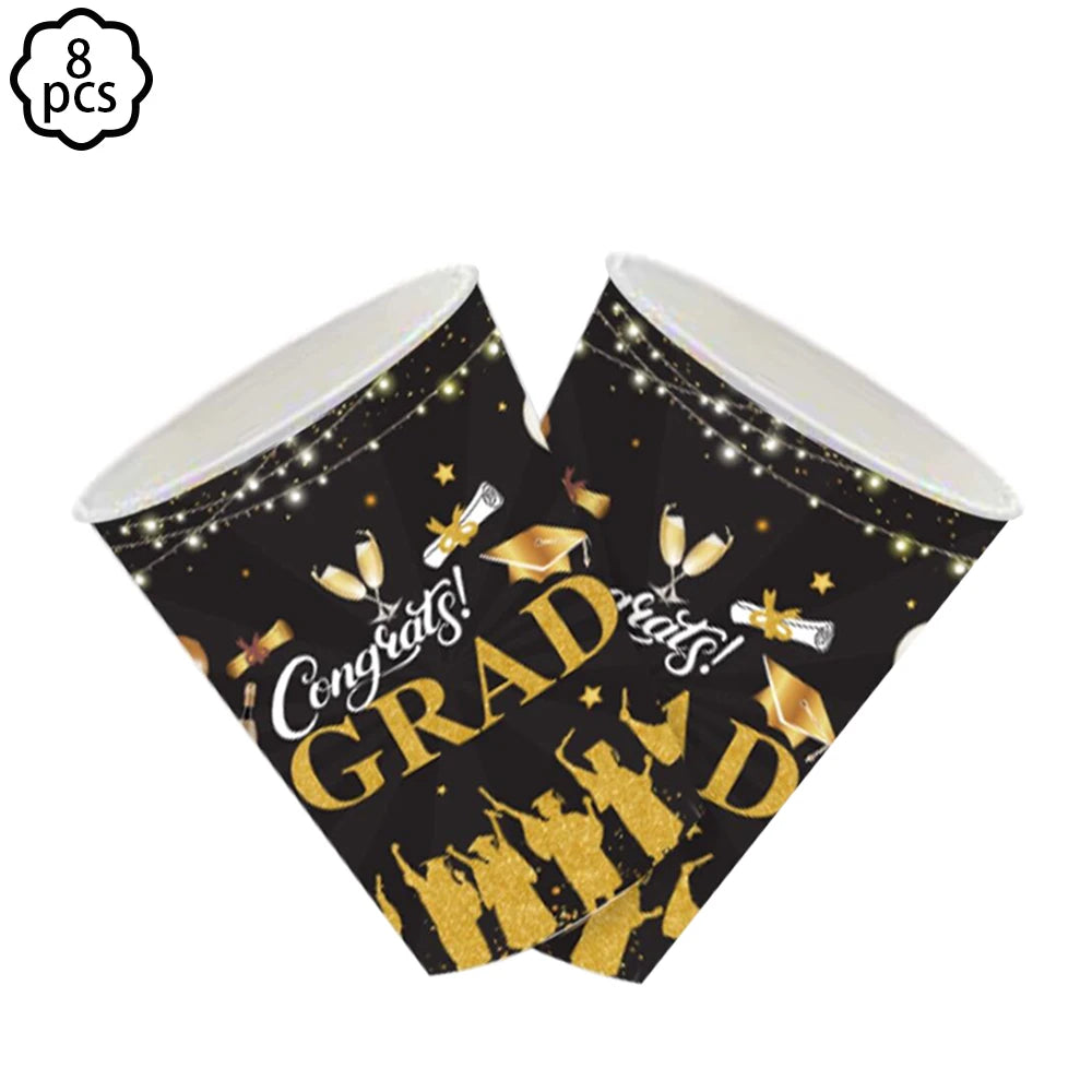 Congrats Graduation Party Tablecloth Table cover supplies Congrats Grad Tablecloth 2025 Congrats Grad Party decoration Banner