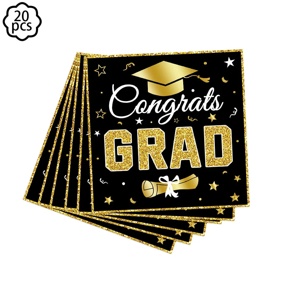 Congrats Graduation Party Tablecloth Table cover supplies Congrats Grad Tablecloth 2025 Congrats Grad Party decoration Banner