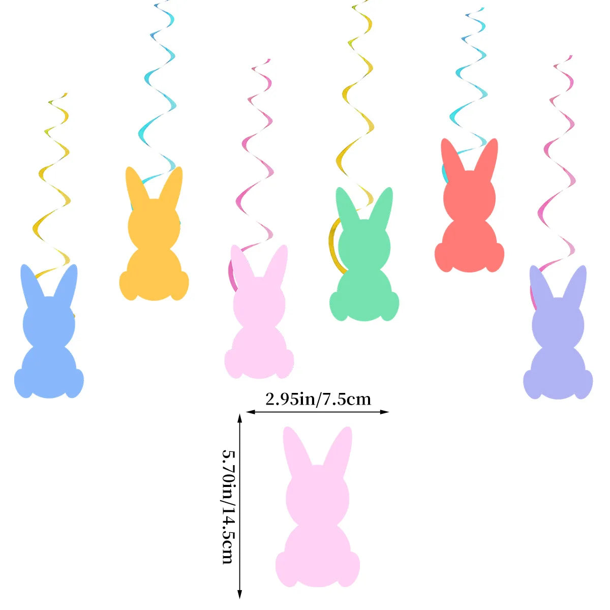 Easter Theme Disposable Tableware Cute Cartoon Bunny Rabbit Pattern Paper Plates Cups Napkins Kids Favor Easter Party Decoration