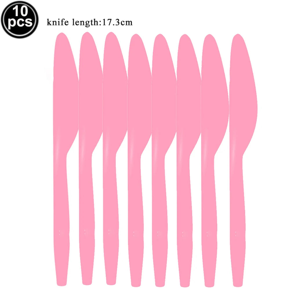 Pink Bow Plates Cups Napkins Forks for Coquette Birthday Decoration Pink Bow Theme Party Supplies for Girls Birthday Party Decor