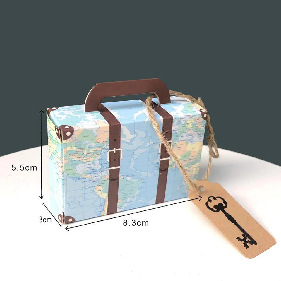 1set World Travel Map Balloons Could Plane Hanging Paper Banners For Boy's Travel Map Themed Airplane Birthday Party Decorations