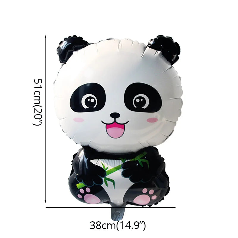 Panda Theme Party Decoration Kids Birthday Party Supplies Cute Panda Disposable Tableware Banner Cookie Bag Baby Shower Decor