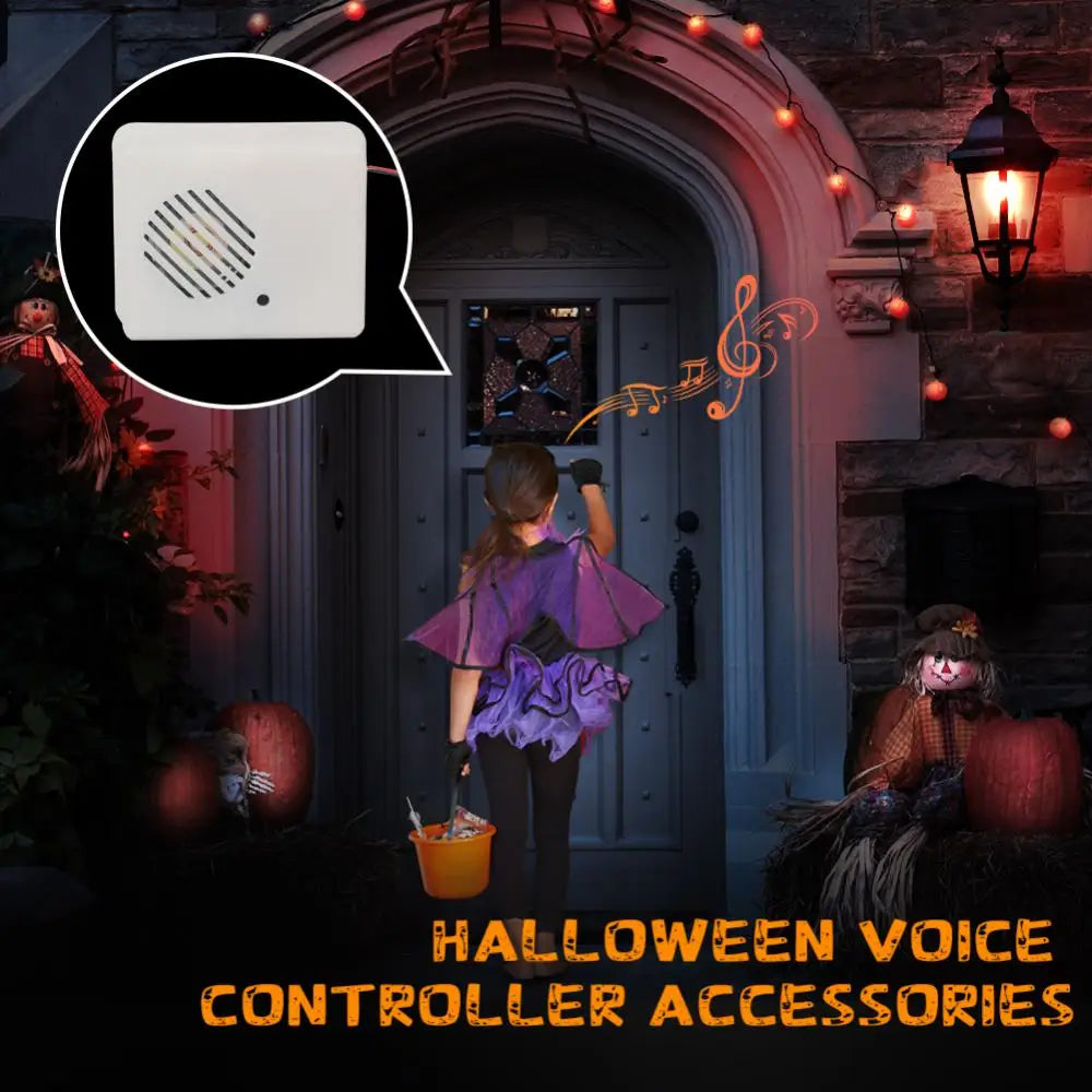 Halloween Sound Sensor Tricky Voice Activated Props Loudspeaker Noise Makers Horror PIR Motion Sensor Speaker For Shop