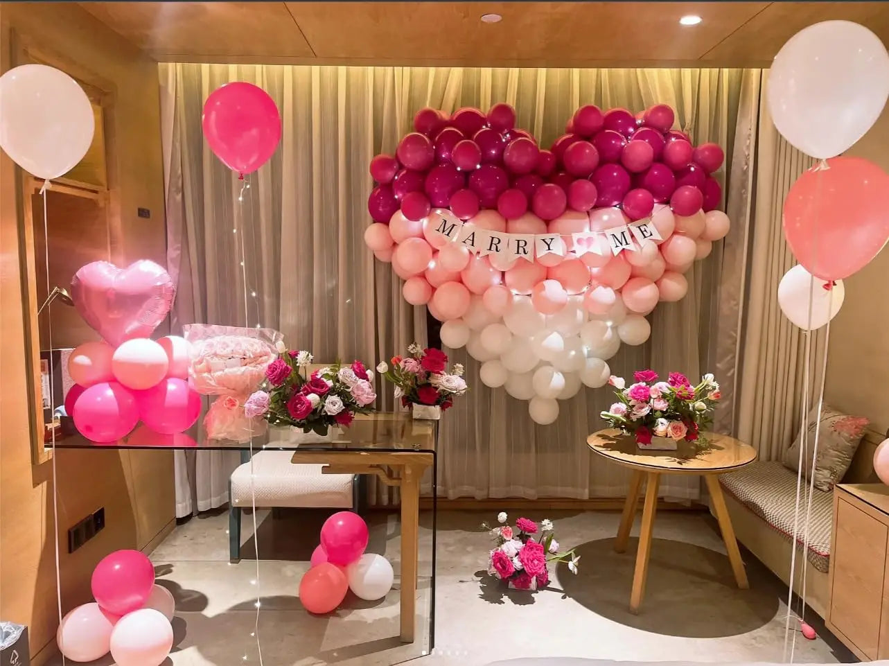 130pcs Rose Red Pink Balloon Garland Arch Kit Wedding Birthday Party Decoration Valentine's Day Baby Shower Decor Globos