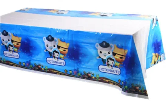 The Octonauts Birthday Party Decoration Disposable Paper Plate Ocean Captain Pirate Penguin Kids Barnacles Peso Suppies Balloons