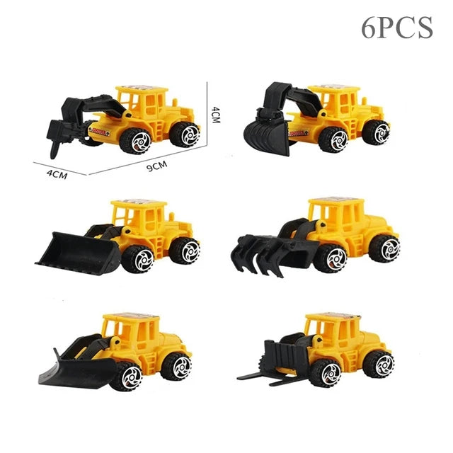 Excavator Car Crane Tractor Birthday Cake Topper Construction Party Decor Boy Kid Baby Shower 1st Birthday Party Cake Baking Kit