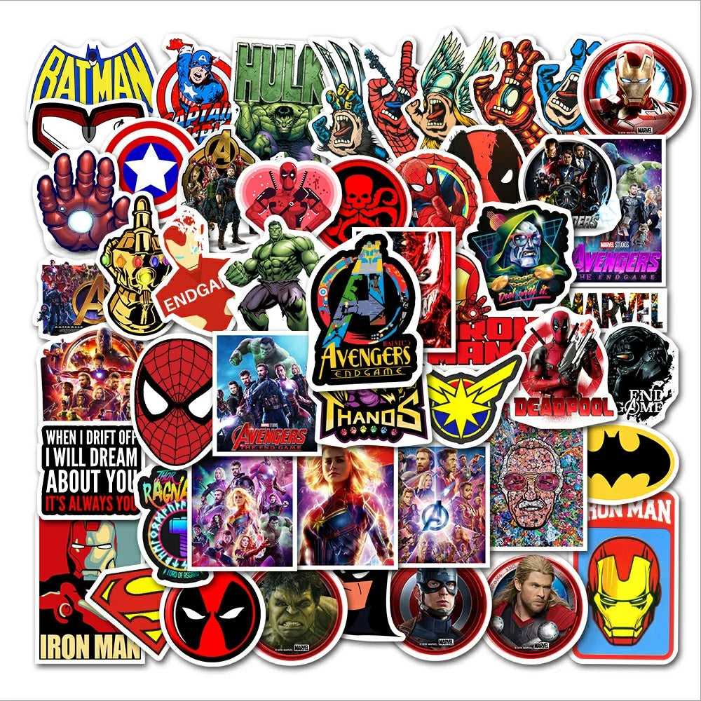 Avengers Superhero Birthday Party Decoration Balloon Cake Plate Paper Cup Box Gift Bag Background Banner 10 People Tableware Set