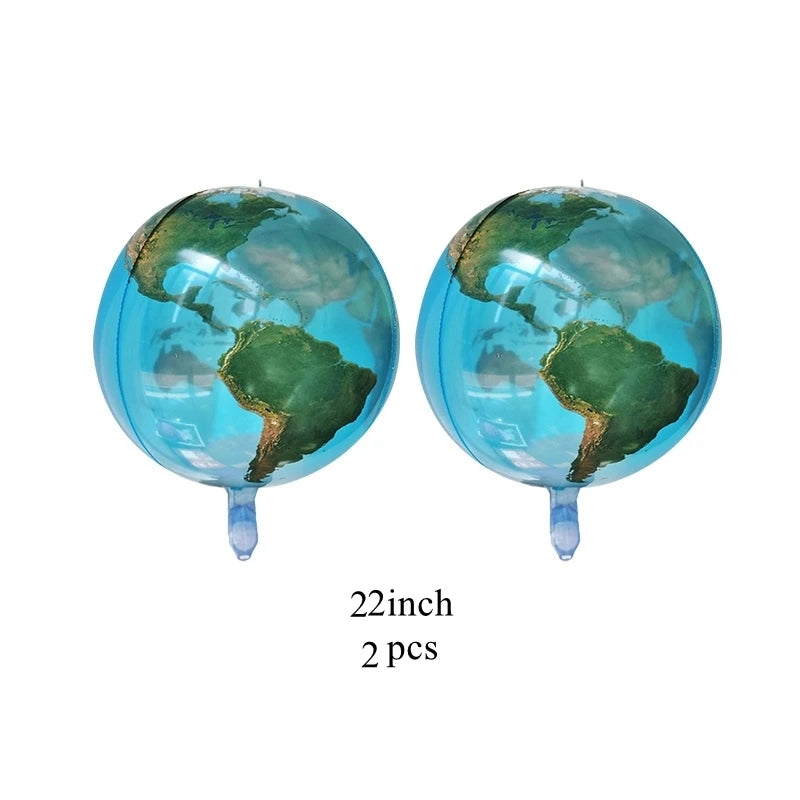 1set World Travel Map Balloons Could Plane Hanging Paper Banners For Boy's Travel Map Themed Airplane Birthday Party Decorations
