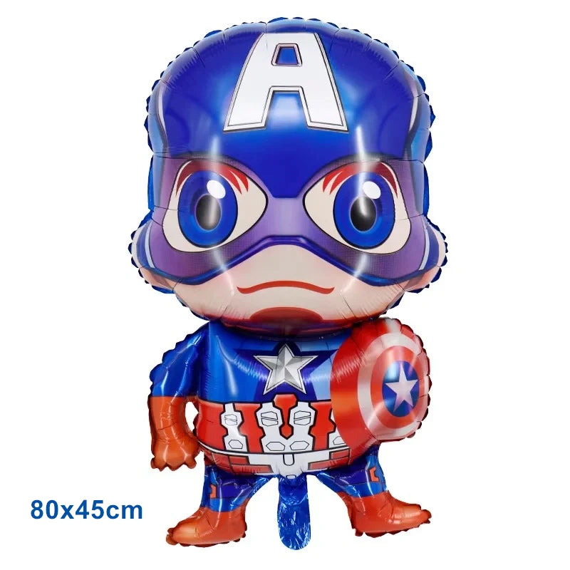 Avengers Superhero Birthday Party Decoration Balloon Cake Plate Paper Cup Box Gift Bag Background Banner 10 People Tableware Set