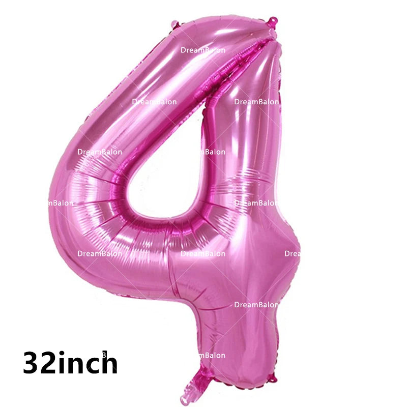 My Little Pony Foil Latex Balloon Happy Birthday Party Decoration Banner Cake Topper Kid Event Supplies Backdrop Disposable Toys