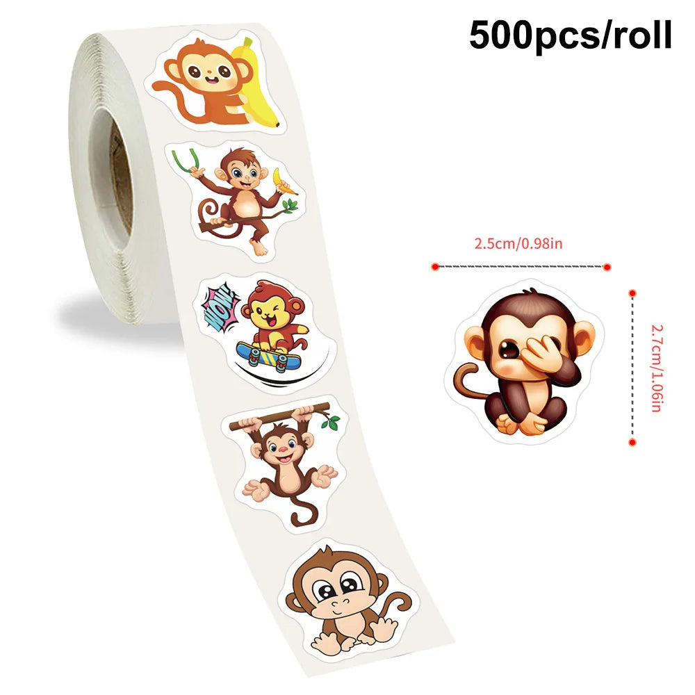 Monkey Party Supplies George Birthday Decorations Monkey Paper Plates Straw for Dinner Monkey Balloon Cake Decor