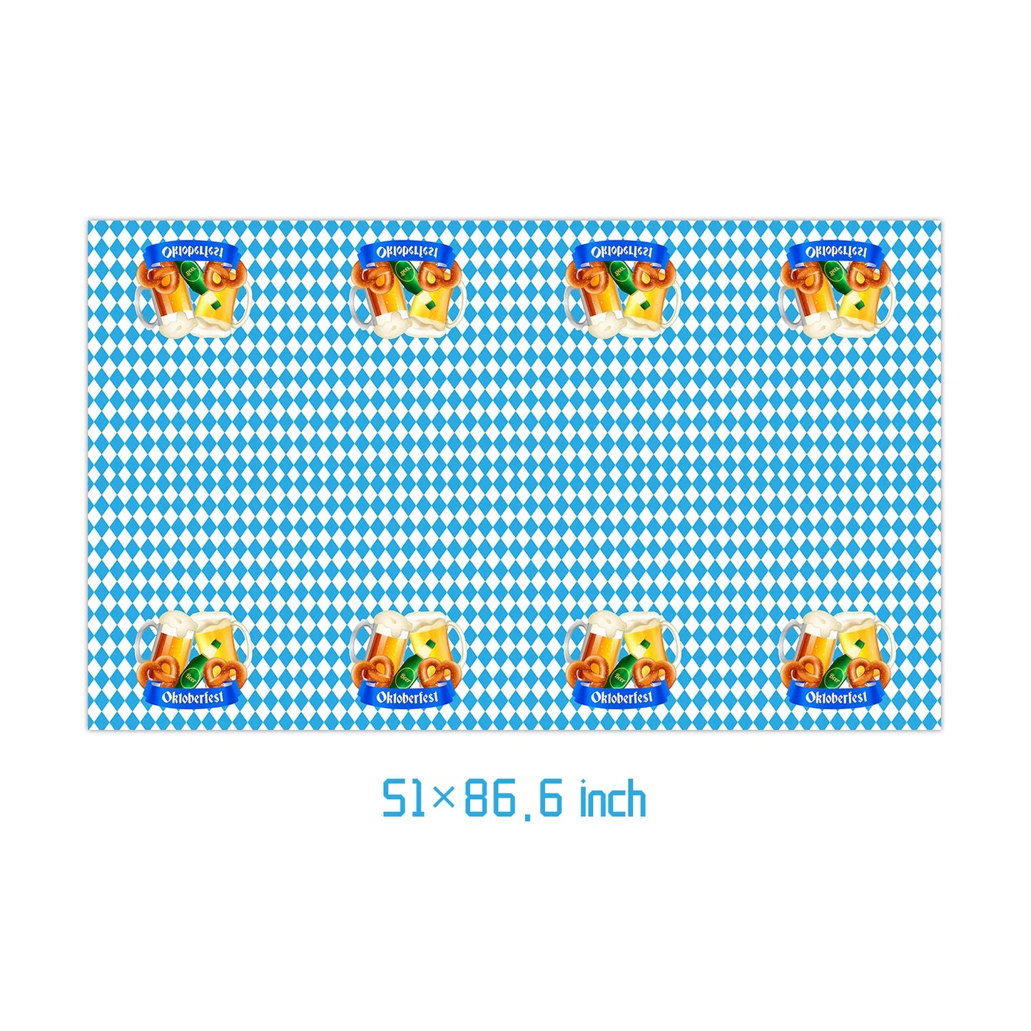 The Oktoberfest Theme Birthday Decorations Party Disposable Tableware Paper Napkins Cups Plates Tablecloths Straw