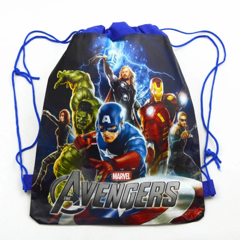 Avengers Superhero Birthday Party Decoration Balloon Cake Plate Paper Cup Box Gift Bag Background Banner 10 People Tableware Set