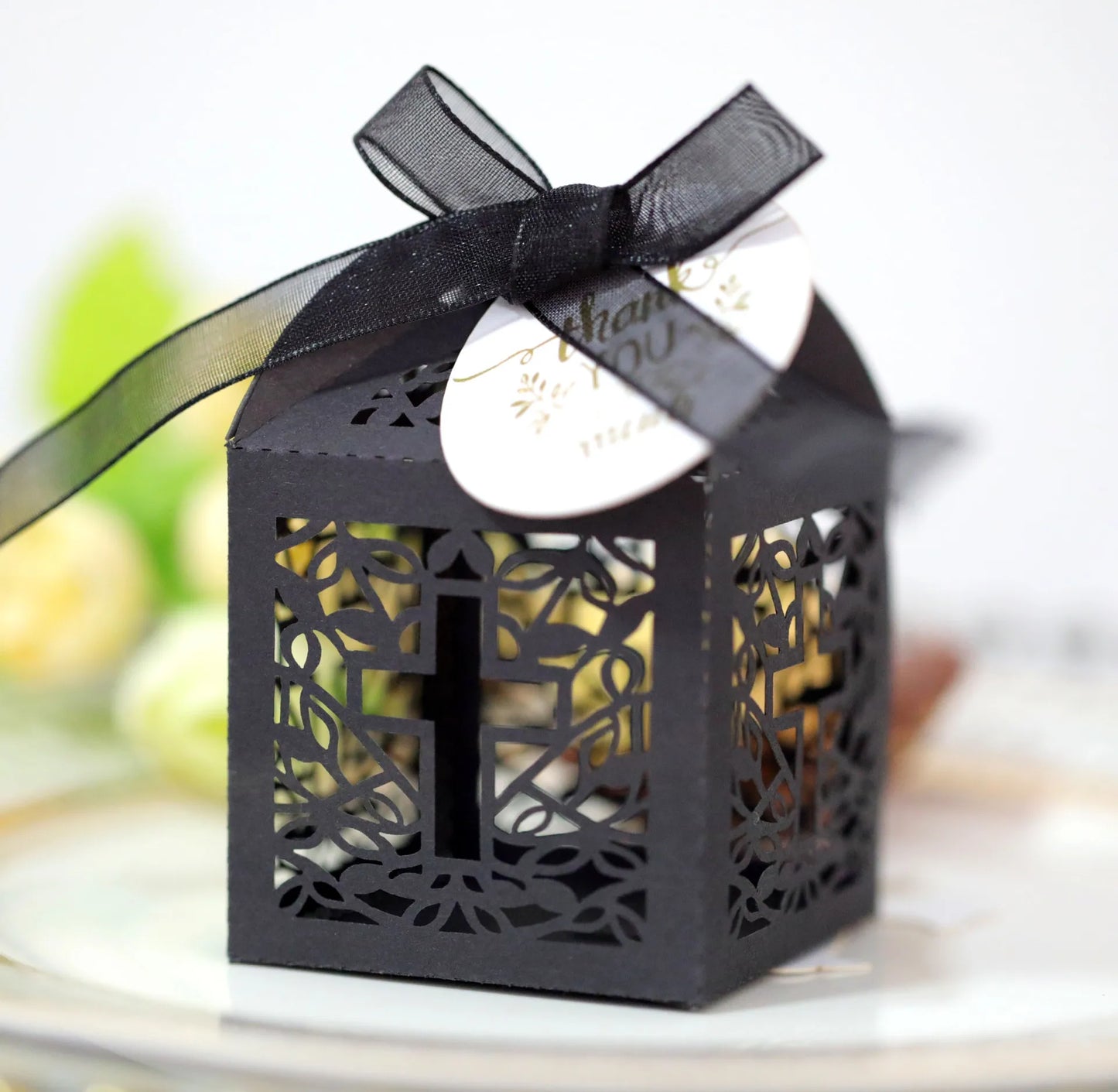 10pcs Crossing Candy Dragee Boxes Angel Gift Box Baby Shower Baptism Birthday First Communion Christening Wedding Decor