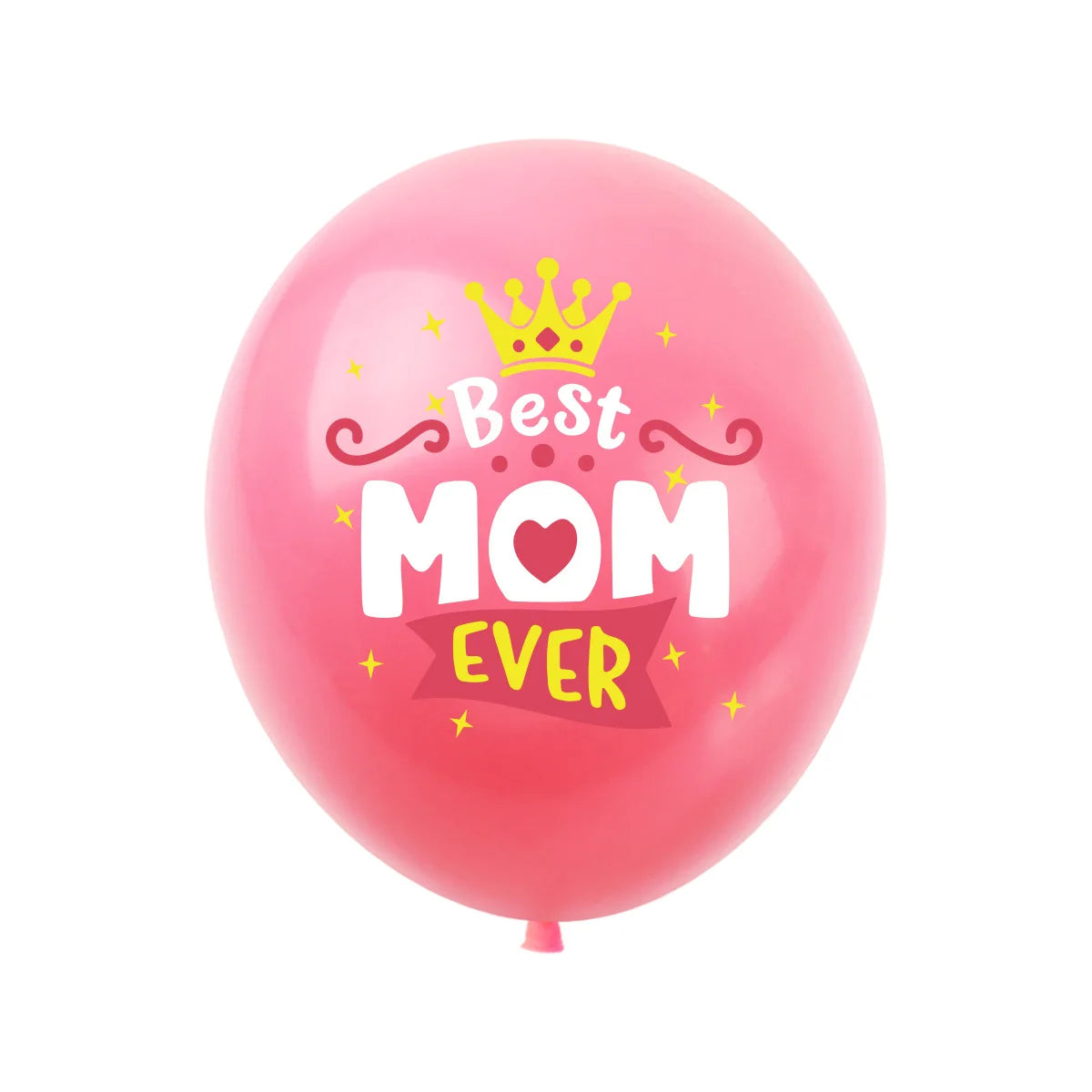 10pcs 12inch English Mother Father Foil Balloons Mother's Day Heart Shape Helium Love Globos Decor Mama Balloon Gifts Balaos