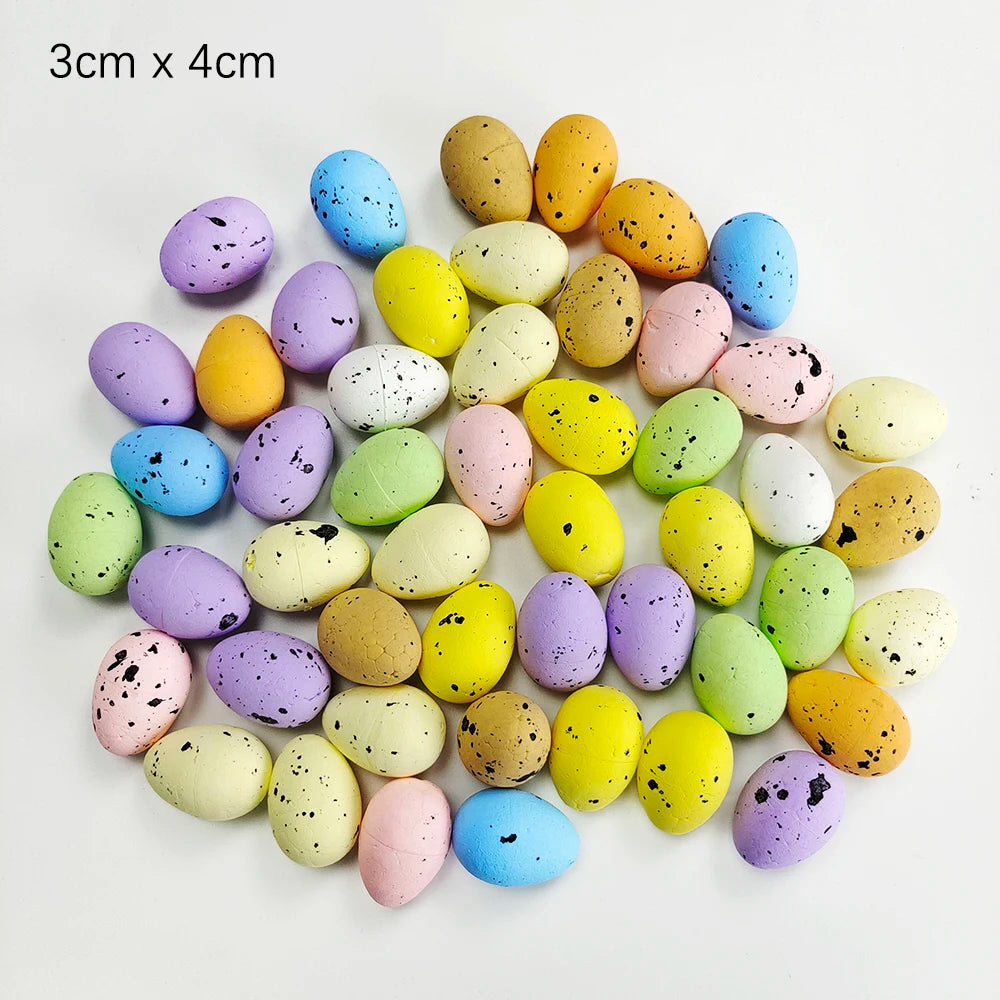 10-15Cm Easter Artificial Bird Nest Easter Eggs Natural Rattan Nest Eggs Storage Easter Decoration 2025 Kids Diy Craft Supplies