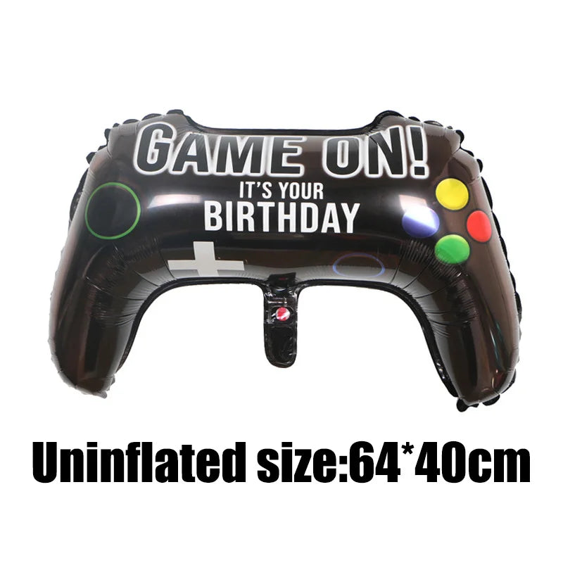 Video Game Birthday Party Decoration Video Game Happy Birthday Paper Plates Cups Napinks Tablecloth Background Balloons Supplies