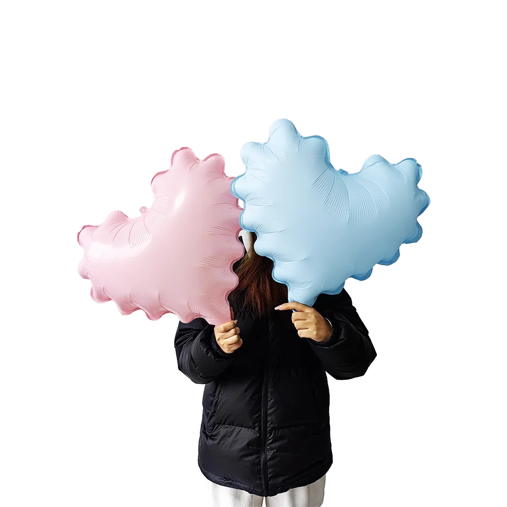 5-50pcs Pink Wave Heart Foil Balloons 20 inch Love Heart Helium Macaron Balloons for Birthday Baby Shower Wedding Decoration