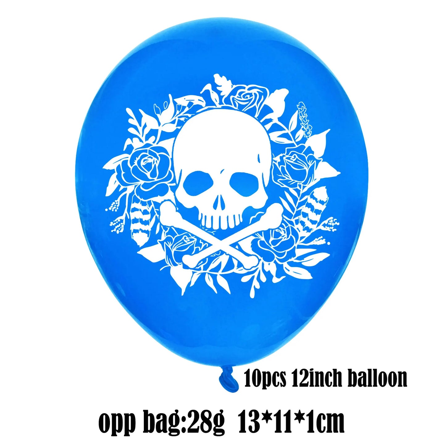 1set Day of The Dead Balloons Dia DE Los Muertos Party Decoration Skull Latex Balloons Mexican Festival Party Decor Supplies