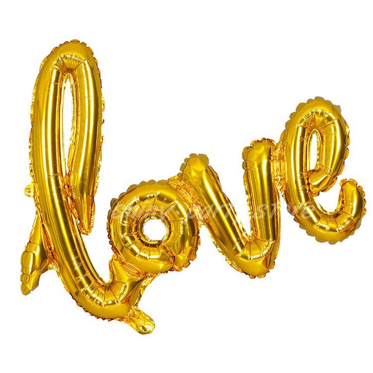 108cm Big Red Letter LOVE Foil Balloons Wedding Anniversary Valentine's Day Proposal Aluminum Balloon Baby Shower Globos Decor